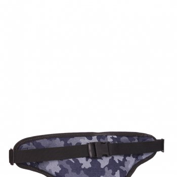 Джинсовая камуфляжная сумка на пояс Bumbag