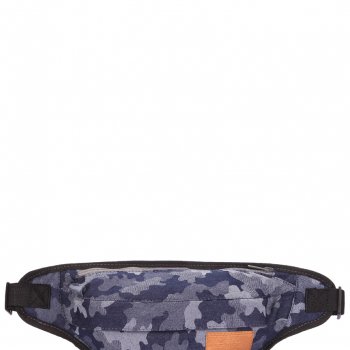Джинсовая камуфляжная сумка на пояс Bumbag