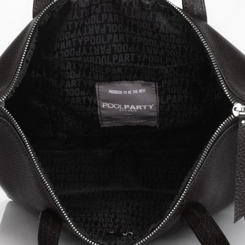 Кожаная сумка POOLPARTY Secret