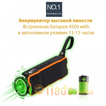 ВОДОНЕПРОНИЦАЕМАЯ ПОРТАТИВНАЯ АКУСТИКА ASPIRING INTERHIT 81