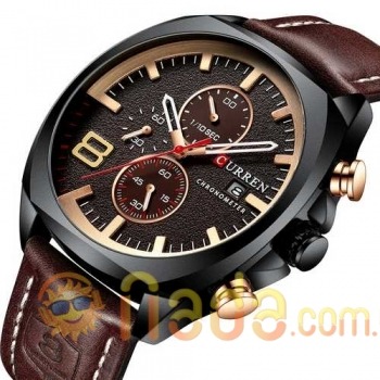 Curren 8324 Brown-Black-Gold