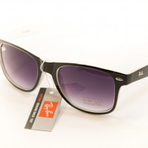 Очки wayfarer черный+белый 7728-6