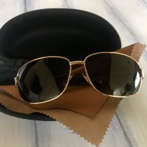 Мужские солнцезащитные очки polarized c футляром F837-2