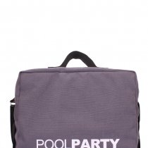 Коттоновая сумка POOLPARTY с ремнем на плечо