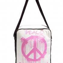 Мужская сумка POOLPARTY Peace с ремнем на плечо